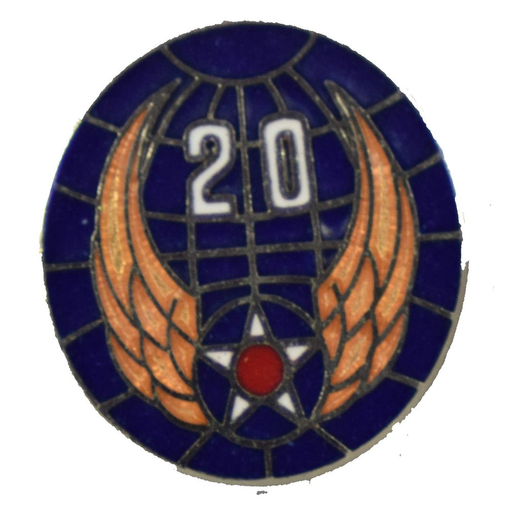 20TH AIR FORCE PIN OR HAT PIN - Size 3/4" - VETERAN OWNED BUSINESS