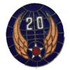 20TH AIR FORCE PIN OR HAT PIN - Size 3/4" - VETERAN OWNED BUSINESS view 1