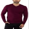 X RAY Mens V Neck Sweater, Basic Slim Fit Pullover, V-Neck Dress Sweater for Men Fall Winter (Big & Tall), Plum, Small view 1