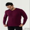 X RAY Mens V Neck Sweater, Basic Slim Fit Pullover, V-Neck Dress Sweater for Men Fall Winter (Big & Tall), Plum, Small view 3