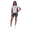 American Apparel Women's Metallic-Bike Short, Black, X-Small view 4