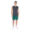 American Apparel Men's Interlock Basketball Shorts, Forest/White, X-Small view 4