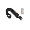 Hiplok Home Silver Bike Chain Lock - Black. 8mm Thick, 1.2m Locking Length. 12mm Shackle. 3 Keys, 10 Year Warranty. Sold Secure Silver Bicycle Lock view 1