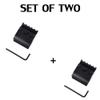 360 Tactical Universal 21mm Weaver Picatinny Rail Base Adapter Converter Barrel Scope Mount Heavy Duty Scope Mount (2-Pack Black) view 2