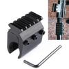 360 Tactical Universal 21mm Weaver Picatinny Rail Base Adapter Converter Barrel Scope Mount Heavy Duty Scope Mount (2-Pack Black) view 4