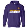 UGP Campus Apparel AH1248 - Northern Iowa Panthers Wrestling Slant Hoodie - 3X-Large - Purple view 1