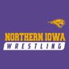 UGP Campus Apparel AH1248 - Northern Iowa Panthers Wrestling Slant Hoodie - 3X-Large - Purple view 2
