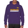 UGP Campus Apparel AH1248 - Northern Iowa Panthers Wrestling Slant Hoodie - 3X-Large - Purple view 4