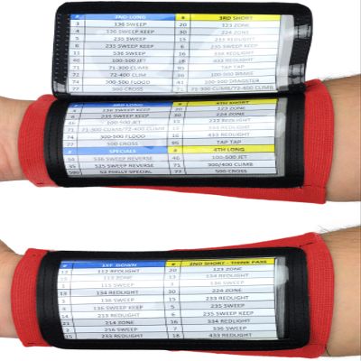 Sports Unlimited Youth Triple Wrist Coach, Football Wristbands for Plays, Baseball Wristbands, QB Arm Bands