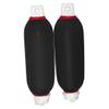 Dock Edge +, Two Pack Ribbed Fenders Twin Eye with Lines and Covers, 6-1/2" x 23" view 1