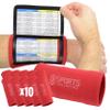 Sports Unlimited Youth Triple Wrist Coach, Football Wristbands for Plays, Baseball Wristbands, QB Arm Bands view 1