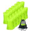 Antoyo Pinnies Adult Football Jersey, Adjustable Mesh Soccer Jersey Green-L view 1