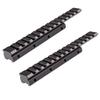 Gotical14 Slot Extension Low Profile Airgun/.22 Dovetail Rail 11MM to 20MM Weaver Picatinny Rail Adapter Scope Mount Converter (2- Pack Black) view 1