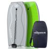 WOOWAVE Bodyboard 42.5 inch Includes Premium Body Board Bag and Coiled Wrist Leash, Pro Performance Body Board for Kids Adults - PE Core, IXPE Foam Deck, HDPE Slick Bottom, FRP Stringers (Gray) view 1