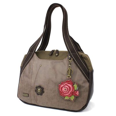 CHALA Bowling Bag - Red Rose - Stone Gray