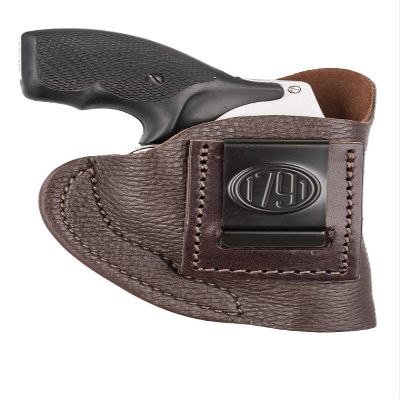 1791 GUNLEATHER J Frame Premium Leather IWB CCW Holster - Soft, Comfortable Gun Holster - Fits All J Frame Revolvers Models S&W, Ruger LCR and SP101. Max Barrel = 2.5" Right Handed - Brown Deer Skin