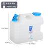 RedSwing 4.9 Gallon/18.5L Portable Water Container with Spigot, Water Storage Carrier for Camping Outdoor Hiking Backpacking, BPA Free, White view 3