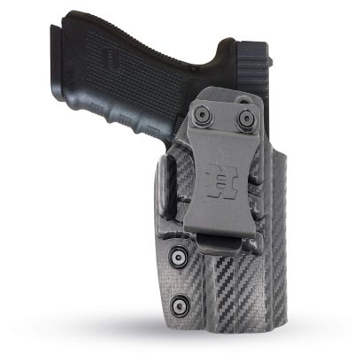 Kydex Holster for Glock 17 G17 IWB Holster with Adjustable Clip - Inside Waistband Belt and Appendix Holster - IWB Kydex Holsters Concealed Carry - Kydex Holster Glock 17 by Houston