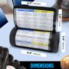 Sports Unlimited Adult Triple Wrist Coach, Football Wristbands for Plays, Baseball Wristbands, QB Arm Bands view 2