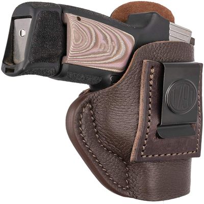 1791 Gunleather Ruger LCP & SR22 Deer Hide Holster - Super Soft & Comfortable IWB CCW Leather Gun Holster - Right Handed - Fits Ruger LCP, SR22, Walther PPK & Kahr CW380