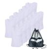 Antoyo Pinnies Adult Football Jersey, Adjustable Mesh Soccer Jersey White-XL view 1