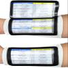 Sports Unlimited Youth Triple Wrist Coach, Football Wristbands for Plays, Baseball Wristbands, QB Arm Bands view 1