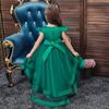 MYRISAM Girls Princess Pageant High Low Tulle Dress Bridesmaid Wedding Prom Birthday Communion Party Dance Ball Gowns Deep Green 11-12T view 4