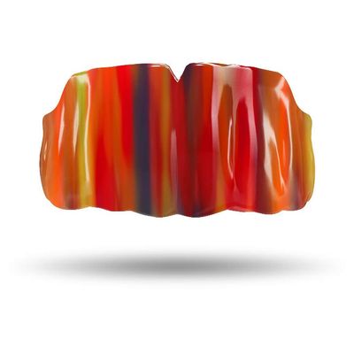 Impact Custom Professional MMA/Boxing/Muay Thai Mouthguard with Trim for Gag Reflex (Crayons)