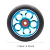 2Pcs 110mm Pro Scooter Wheels with Abec 9 Bearings Fit for MGP/Razor/Lucky Envy/Vokul Pro Scooters Replacement Wheels (Blue) view 2