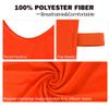 Antoyo Pinnies Adult Football Jersey, Adjustable Mesh Soccer Jersey Orange-M view 4