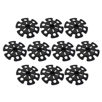 10 Pcs Trekking Pole Snow Removable Mud Ski Basket Walking Hiking Stick Replacement Accessory for Hiking Trekking Walking Poles