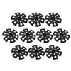 10 Pcs Trekking Pole Snow Removable Mud Ski Basket Walking Hiking Stick Replacement Accessory for Hiking Trekking Walking Poles view 1