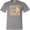 3X-Large Oxford Mens Bigfoot Saw Me But Nobody Believes Him Squatch T-Shirt view 2