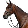 Collegiate Syntovia+ Plain Flat Running Martingale, Brown, Cob view 1