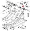 Icon Health & Fitness, Inc. Pulley Spool Axle 268728 Works W FreeMotion NordicTrack Elliptical view 3
