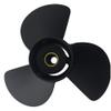 ARKDOZA 3 Blades 13 Spline Tooth 15/17/19 Pitch DF60/DF70/DT75/DT85 Aluminum Propeller for Suzuki Outboard Motor Right Rotation (13(Dia) x 19(Pitch)) view 4