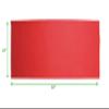 Mind Reader All Purpose Extra Thick Yoga Mat Fitness & Exercise Mats with Carrying Strap, High Density Anti-Tear, Red view 3