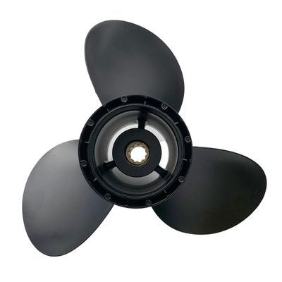 ARKDOZA 10.25 Inch 10 Tooth 3 Balde RH Prop Aluminum Alloy Propeller for Suzuki 20HP 25HP 30HP Outboard 9-15 Pitch 10 1/4x11
