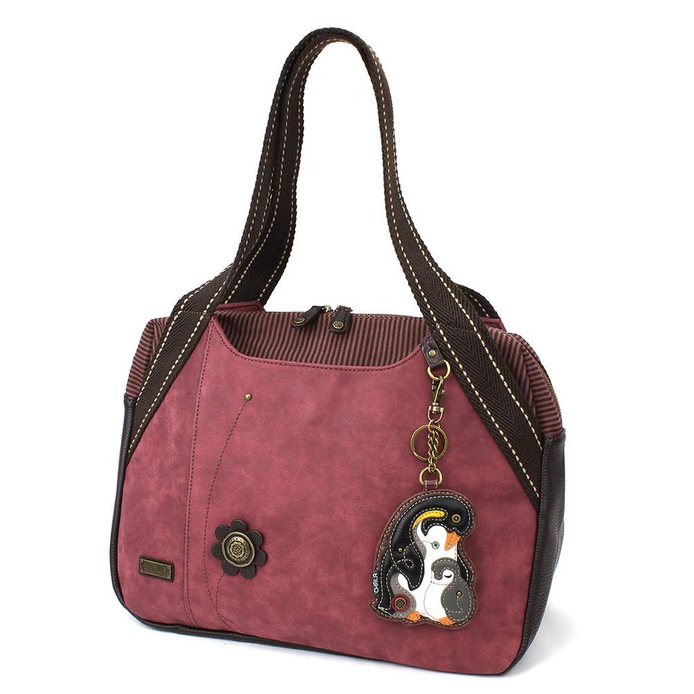 CHALA Bowling Bag - Penguin - Burgundy