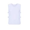 Antoyo Pinnies Adult Football Jersey, Adjustable Mesh Soccer Jersey White-M view 2