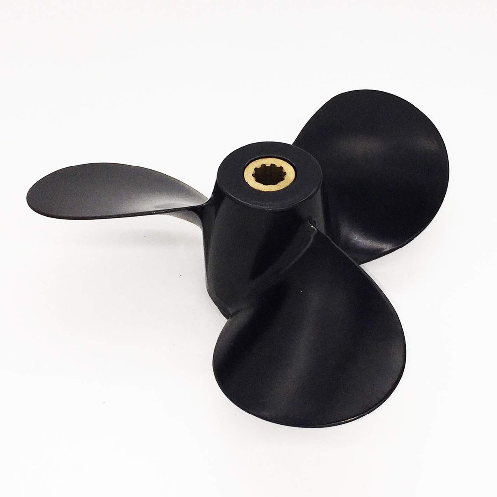 ARKDOZA 7 1/2x6 Aluminum Propeller Prop for Suzuki Outboard Motor 4HP 5HP 6HP Rignt Hand Rotation 10 Spline Tooth