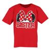 Disney Matching Family Collection Minnie Mouse Sister T-Shirt (Large 10/12) Red view 1