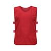 Antoyo Pinnies Adult Football Jersey, Adjustable Mesh Soccer Jersey Red-L view 3