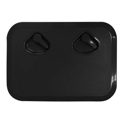 Nuova Rade TOP LINE Hatch, Black, 13.85" x 23.85" (0,353m x 0,606m), Made of UV-Resistant high-Grade ASA Plastic, UV-Resistant Cover and Frame, with a 180 Opening Door and Two Durable Handles