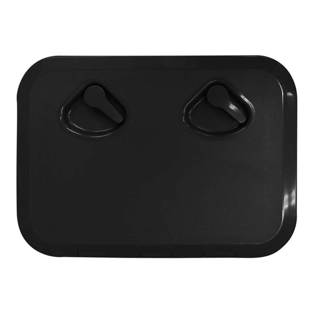 Nuova Rade TOP LINE Hatch, Black, 13.85" x 23.85" (0,353m x 0,606m), Made of UV-Resistant high-Grade ASA Plastic, UV-Resistant Cover and Frame, with a 180 Opening Door and Two Durable Handles