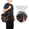 Bike Bag, Outdoor Cycling Detachable Bike Saddle Bags for Rear Rack with Carrying Handle and Large Pockets, Waterproof Bicycle Trunk Pannier Carrier Bag view 2
