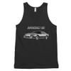 JG Infinite 1985-1990 Chevy Camaro Z28 IROC Z Classic Tank top (Unisex) Black view 1