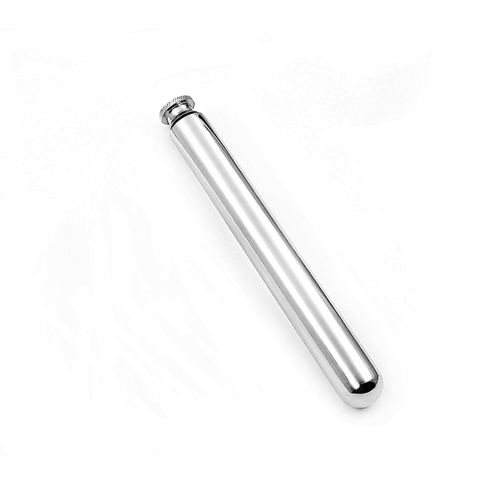 Lightweight Outdoor Flask Tube 7 Inches (approx~180mm) Length, 2.5oz (approx~73ml) -YM164