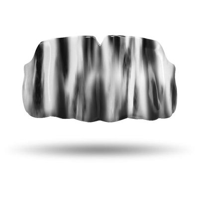Impact Custom Professional MMA/Boxing/Muay Thai Mouthguard with Trim for Gag Reflex (Black & White Tie Dye)
