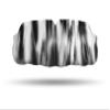 Impact Custom Professional MMA/Boxing/Muay Thai Mouthguard with Trim for Gag Reflex (Black & White Tie Dye) view 1